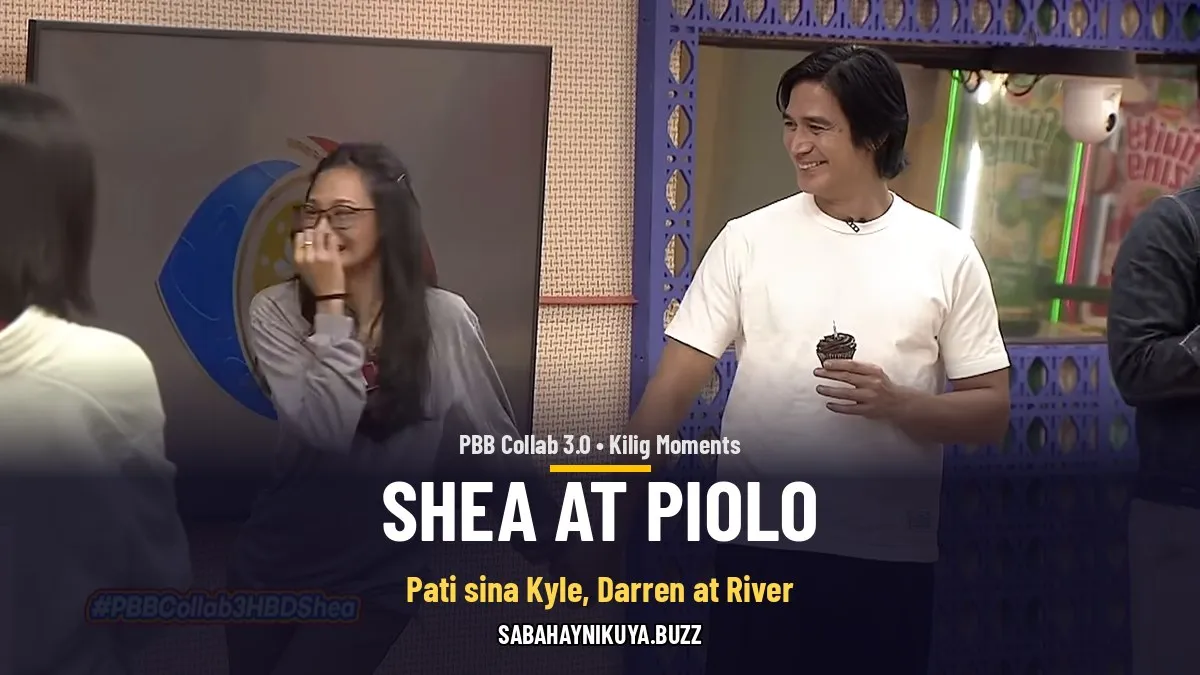 Si Shea ng PBB Collab 3.0 na kinikilig habang nakangiti si Piolo Pascual