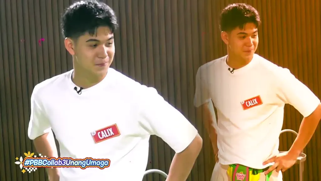 Calix ng PBB Collab 3.0 na rumarampa habang nagchi-cheer ang ibang housemates