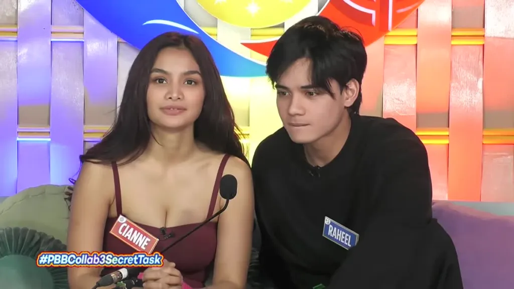 Cianne at Raheel ng PBB Collab 3.0 sa confession room bilang unang weekly task leaders