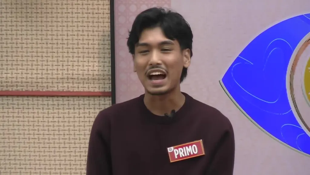 Si Primo ng PBB Collab 3.0 na natatawa habang nagbabahagi sa memory box sharing