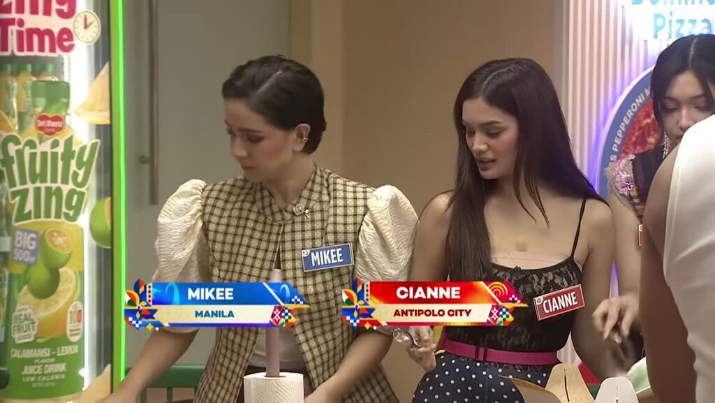 Mikee at Cianne ng PBB Collab 3.0 na nagliligpit pagkatapos ng unang hapunan